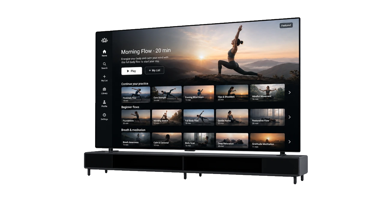Your app on the big screen